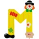Lettera M Clown - Sevi 81749